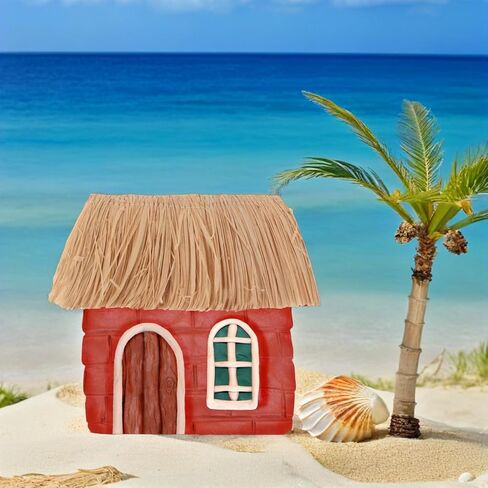 SEWACC 3PCS Miniature Artificial Thatch Roll - DIY Tiny Hay Roofs and Model Straw Bales Roofing for Micro Landscape and Architecture Models in Saudi Arabia