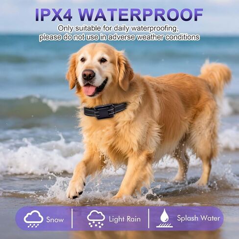 Citronella Bark Collar, Citronella Spray Dog Collar for Dogs Level 2 Sensitivity Adjustable Spray Collar, Safer Spray Training Dog Collar Suitable for All Types of Dogs in Saudi Arabia