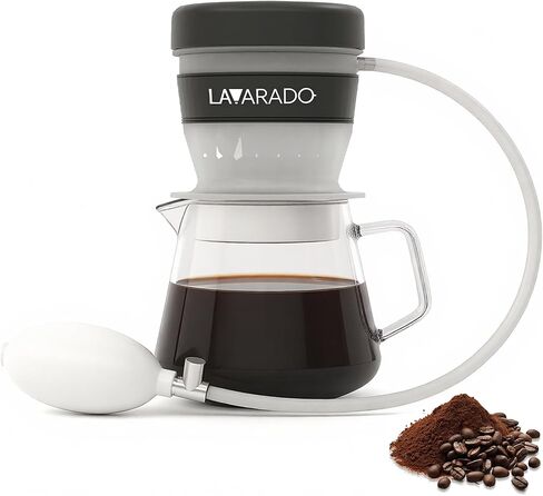 Air Pressure Coffee Maker, Manual Espresso Brewer No Electricity, Portable Handheld Coffee Maker for Home, Office & Travel, 0.3L Glass Pot in Saudi Arabia