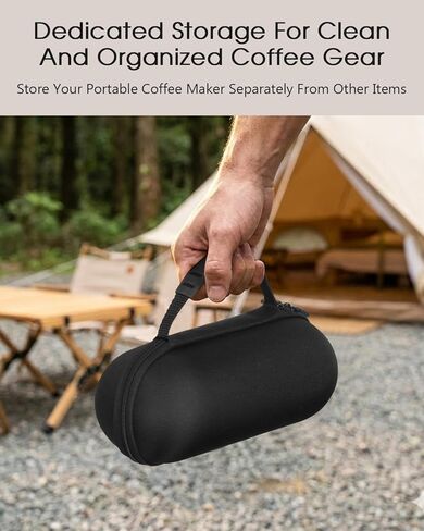 حقيبة سفر JISHAHS صلبة من مادة EVA لجهاز OXO Brew Rapid Brewer، حقيبة حمل واقية مع بطانة ناعمة مضادة للخدش، سحاب ناعم، حقيبة تخزين محمولة للسفر والتخييم والمكتب in Kuwait