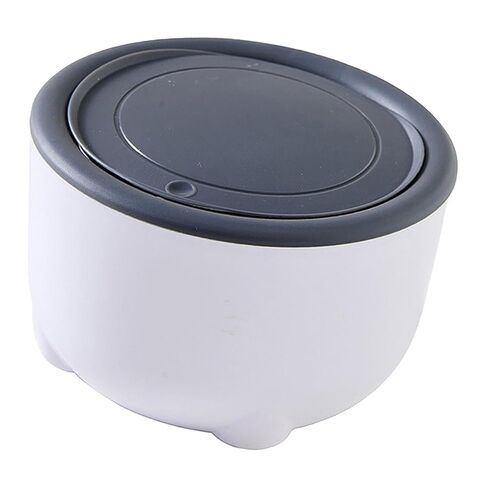 MYCENSE Cat Litter Trash Can Wastebasket Counter Garbage Bin Portable with Press Type Lid Mini Countertop Cat Litter Disposal Bin, Gray in Kuwait