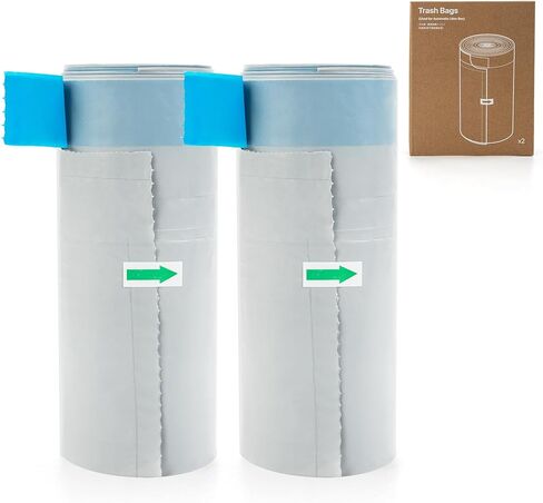 Neakasa Replaced Waste Bags-2 Rolls, Cat Litter Waste Receptacles Bags for M1 Open-Top Self-Cleaning Cat Litter Box (Pack of 2) in Kuwait