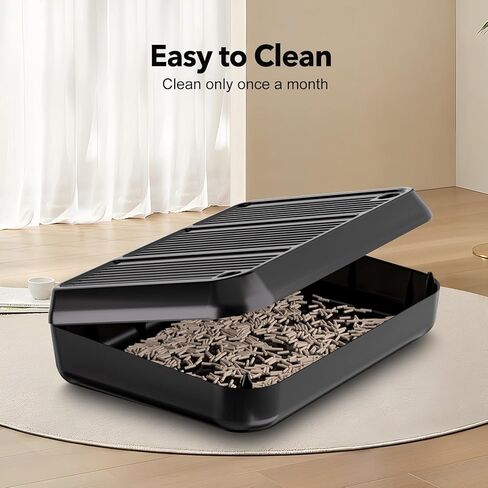 Cat Litter Box Mat Step/Ramp - Large 16"x11" Anti-Tracking Cat Litter Catcher Mat Double Layer Washable Kitty Trapping Tary Easy Clean, Also for Kitten & Elderly Cats Ramp in Saudi Arabia