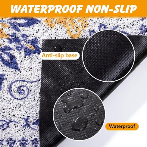 ondware Cat Litter Mat 20 x 15 in, Waterproof Non-Slip, Washable in Saudi Arabia