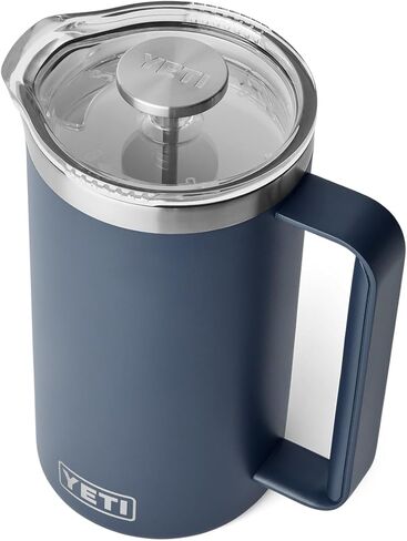 YETI Rambler 34 oz. French Press Coffee Maker, with GroundsControl Filter, Navy in Saudi Arabia
