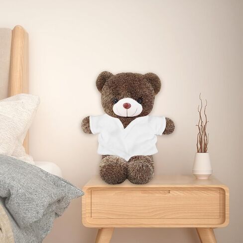 Wakauto Doll Bathrobe & Sleepwear Set for 8-12 inch Stuffed Animals | Plush Bear Robe, Cotton Kimono for Rag Dolls & Mini Bears | Bathtub Toy & Dress Up Costume Favor in Saudi Arabia