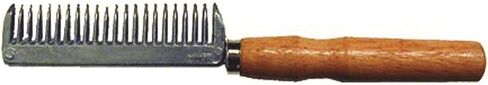 PARTRADE 244060 234450 Aluminum Tail Comb with Wood Handle for Horses, 6" in Kuwait