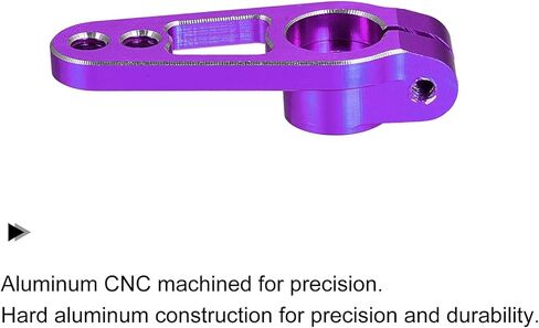 Generic 25T Servo Horn Arm Aluminum Alloy Purple for RC Cars Universal Accessories Parts in Saudi Arabia