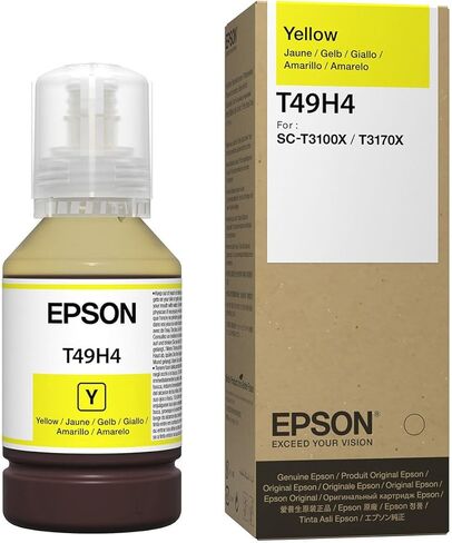 Epson T49H 140ml 4-Color Ink Bottle Bundle for SureColor T3170x Printer in Saudi Arabia