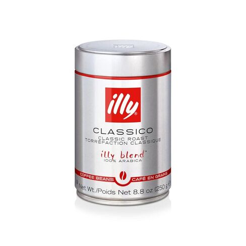 illy Whole Bean Coffee, Classico Medium Roast, 100% Arabica, Premium Italian Coffee, Ideal for Espresso, Drip, Moka and French Press Brewing, 8.8oz, 6 Pack in Saudi Arabia