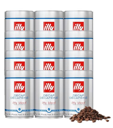 illy Whole Bean Coffee, Classico Medium Roast, 100% Arabica, Premium Italian Coffee, Ideal for Espresso, Drip, Moka and French Press Brewing, 8.8oz, 6 Pack in Saudi Arabia