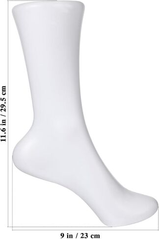 DOITOOL 2 قطعة عارضة أزياء القدم للجوارب، عرض جورب عرض القدم للمجوهرات سوار الكاحل الوقوف، الإناث وهمية أقدام الكاحل نموذج تخزين العفن لمتجر بيع بالتجزئة in Kuwait