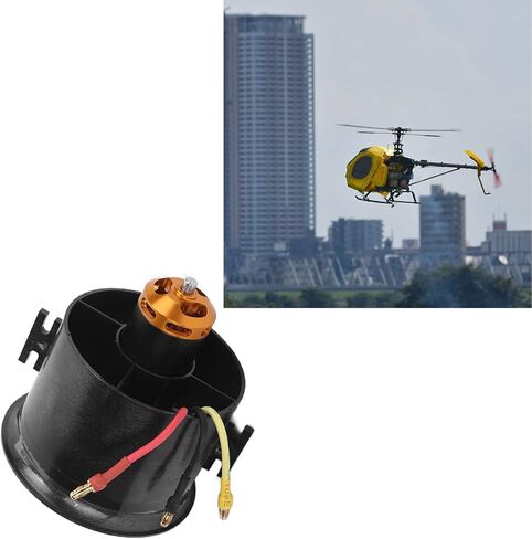 محرك بدون فرشاة 70 مم EDF 3500KV، مجموعة مروحة مجاري الهواء EDF عالية الأداء مع 6 مروحة مجاري الهواء لطائرة RC in Saudi Arabia