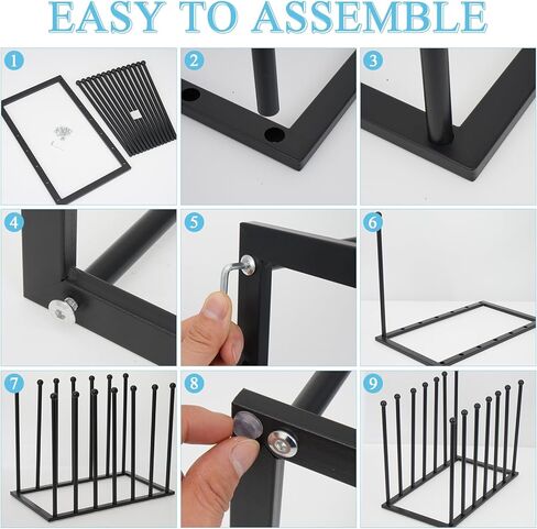 Metal Art Drying Rack Heavy-Duty Paint Display Stand Adjustable Multi-Tier Canvas Storage Organizer Rack for Boards, Painting Panels, Frames, Large Artworks - Studio & Gallery Essential in Kuwait