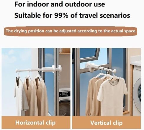 Travel Drying Rack for Clothes Telescopic Rack mini Portable Collapsible Clothes Dryer for Cruise, RV, Dorm, Apartment & Hotel Laundry.Drying Rack for Travel Clothing in Saudi Arabia