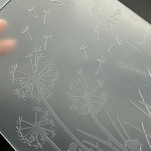 3D Plastic Embossing Folder Template Dandelion Texture A6 Size for Card Making DIY Scrapbooking Paper Crafting Handmade Crafts Scrapbooking Arts Supplies Scrapbook Decor in Saudi Arabia