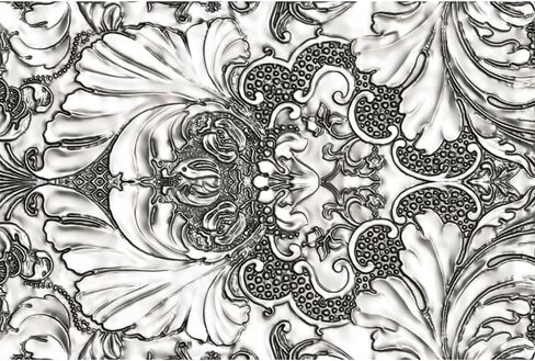 Tim Holtz Sizzix 3D Texture Fades Damask, Quilted and Doily, Bundle of 3 Embossing Folders (665733, 665734, 665735) in Kuwait