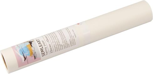SEMLEART Tracing Paper Roll,24-inch x 25yard，White Translucent Vellum,Pattern Paper for Sewing, Drawing, Sketching, Gift Wrapping in Kuwait