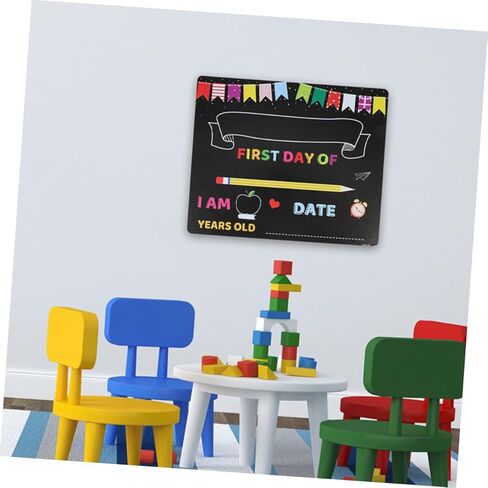 GALPADA 2pcs ’s Chalkboards for Kindergarten and School, Plastic Writing Boards with Message and Photo Signs, Classroom Supply, 1st Day School Poster Set in Saudi Arabia