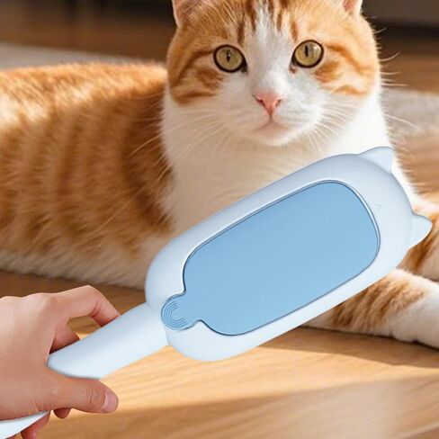 Static Cat Grooming Deshedder Tool, Shedding Brush | Ergonomic Gentle Animal Grooming Comb For Sofa Bedroom Living Room Bed Dorm Home in Saudi Arabia