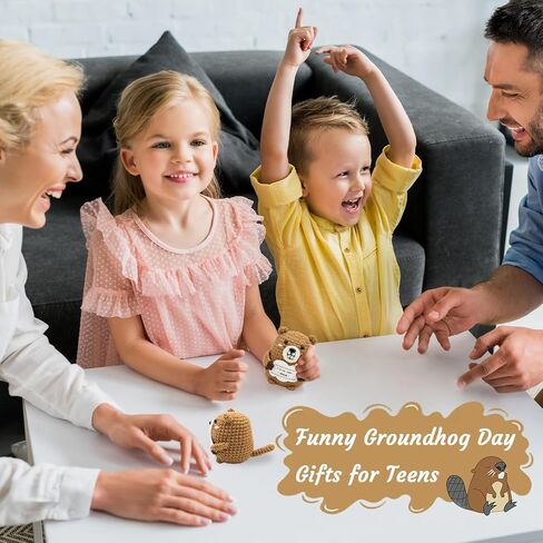 الدعم العاطفي جرذ الأرض الكروشيه، هدايا يوم جرذ الأرض مضحكة للمراهقين، احصل على هدايا جيدة قريبًا للنساء والرجال، هدية تخرج عيد ميلاد لصديق أخت Bestie طلاب الكلية زملاء العمل in Kuwait