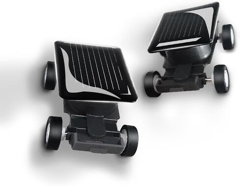 Solar Car Solar Energy Toys for Ages 2-4 5-7 8-10 Cool Solar Powered Tiny Mini Cars Educational Science Kits for Kids (Black) in Saudi Arabia