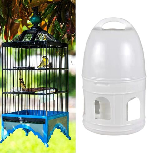 10Litre Large Capacity Bird Water Dispenser Automatic Drinker for Parakeets Doves Parrots Pigeons with Hanging Handle Water Drinker in Saudi Arabia