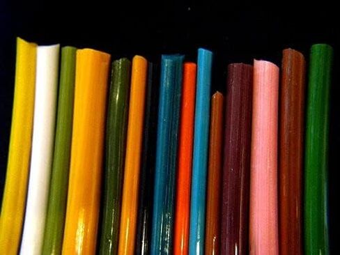Devardi Glass Boro Rods, COE 33, Mixed Colors, 5 lbs borosilicate solid glass rods in Kuwait