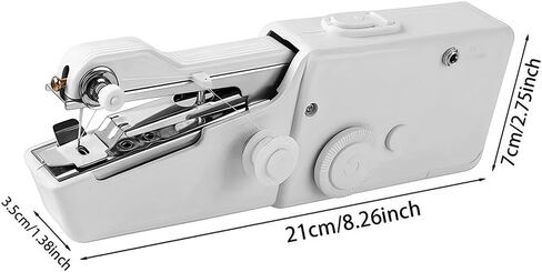 Handheld Sewing Machine, Portable Electric Sewer for Quick Repairs & DIY, Sew Clothes, Fabrics, Curtains, Travel & Home Use in Saudi Arabia