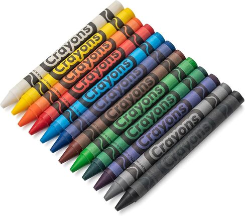 Crayons 12 Colors of 6-Pack (72 Crayons) for Coloring Books Individually Wrapped, Art Supplies for Coloring in Saudi Arabia