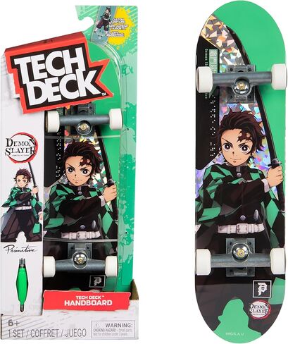 TECH Deck, Primitive Demon Slayer Handboard; Authentic Mini Skateboards, Kids Toys for Boys & Girls, Ages 6 and up (Hands Use Only) in Kuwait