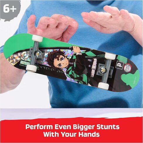 TECH Deck, Primitive Demon Slayer Handboard; Authentic Mini Skateboards, Kids Toys for Boys & Girls, Ages 6 and up (Hands Use Only) in Kuwait