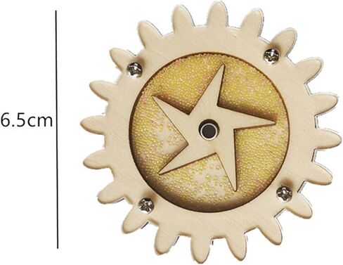 Montessori Busy Board Gearwheel Rotating Machinery Gear Wooden for Toddlers in Saudi Arabia