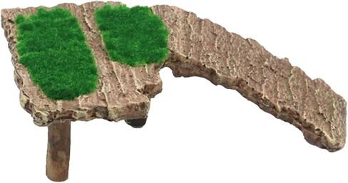 Reptile Ramp - 8x14x4.5cm Turtle Ramps | Turtle Basking | Reptile Ramp Turtles Tank Accessories | Non-Slip Dock Climbing Ladder Reptiles Resting Habitat for Tortoise Lizard Bearded Dragon Te in Saudi Arabia