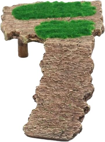 Reptile Ramp - 8x14x4.5cm Turtle Ramps | Turtle Basking | Reptile Ramp Turtles Tank Accessories | Non-Slip Dock Climbing Ladder Reptiles Resting Habitat for Tortoise Lizard Bearded Dragon Te in Saudi Arabia