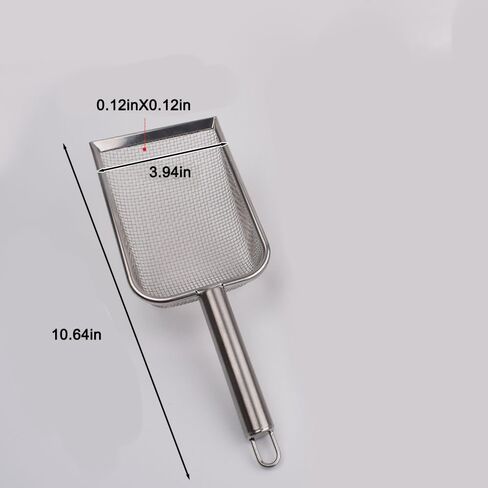 Stainless Steel Cat Litter Scoop 3mm Funnel Sieve Litter Cat Poop Scoop Pet Cleaning Supplies in Saudi Arabia