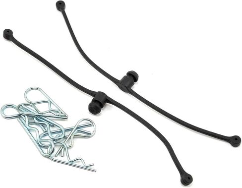 Dubro Products DUB2245 2245 Body Klip Retainers Black (2) in Saudi Arabia