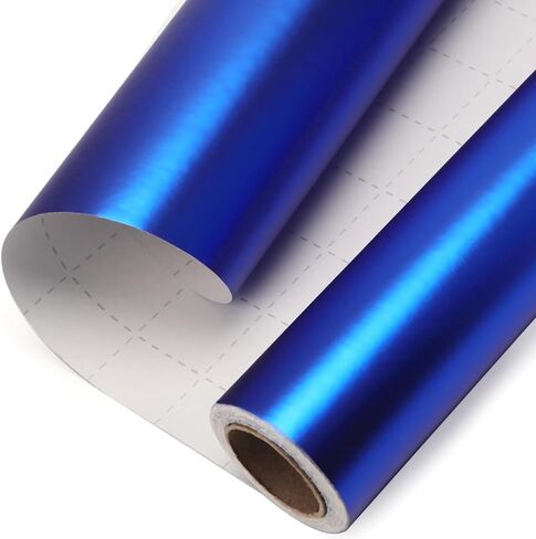 Ribbli Black Metallic Wrapping Paper Matte Black Solid Color Paper Perfect for Birthday Christmas Baby Shower Wedding Valentine's Day- 17Inch x 394Inch(33Feet) in Saudi Arabia