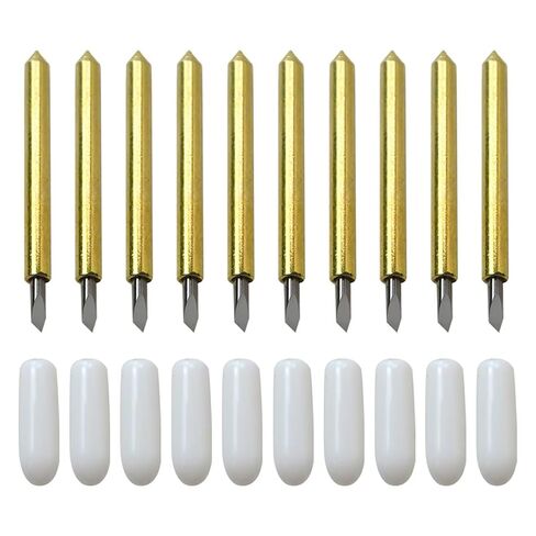 10Pcs Upgraded Gold Premium Fine Cutting Blades Replacement for Explore Air one/Explore Air 2/ Explore Air 3 and Maker/Maker 3 machines in Saudi Arabia