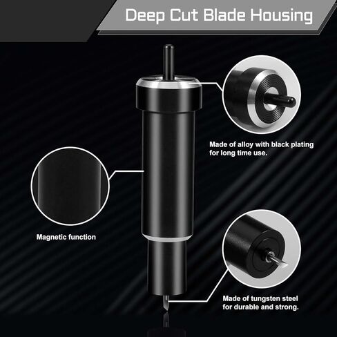 16 Pcs Deep Cut Blade Housing and Deep Point Blade 30°/45°/60°Deep Cut Blade Replacement Deep Cut Blade and Housing Replacement for Crafting Cutting Machine in Saudi Arabia