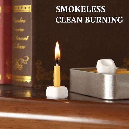 شموع شمع العسل التأمل ، 20 دقيقة شموع شمع النحل ، 40pcs صلاة صغيرة من الشمعة - لا تدخن ، عديمة التنقيط وغير سامة للمنزل ، الهدايا النساء ، اليوغا in Kuwait