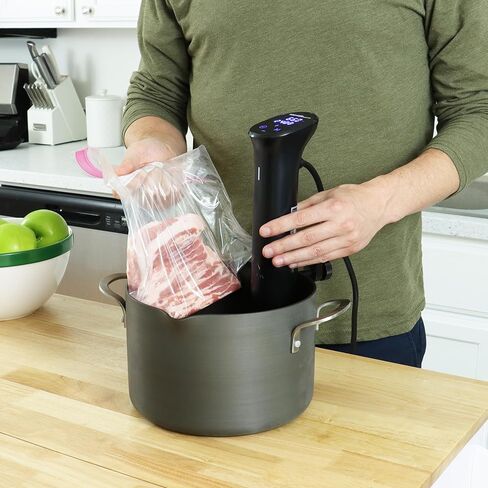 iVide 2.0 WiFi Sous Vide Cooker – Precision Immersion Circulator, 1200W, 0.1°C Accuracy, App Recipes, Quiet Operation, 30L Capacity in Saudi Arabia
