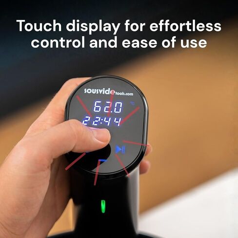 iVide 2.0 WiFi Sous Vide Cooker – Precision Immersion Circulator, 1200W, 0.1°C Accuracy, App Recipes, Quiet Operation, 30L Capacity in Saudi Arabia