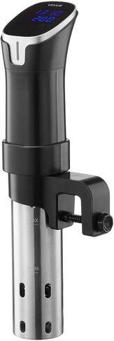 طباخ VEVOR Sous Vide، آلة Sous-Vide بقدرة 800 وات، آلة طهي Suveed مع شاشة رقمية LED، غطاء زجاجي، تحكم دقيق في درجة الحرارة والمؤقت، للعائلة والأصدقاء، وعاء Sous Vide الكل في واحد in Kuwait