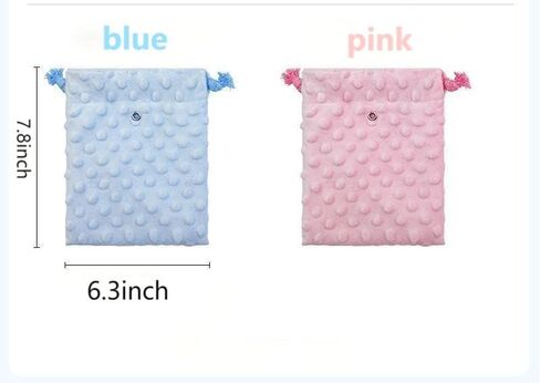 Sugar Glider Bonding Pouch Portable Drawstring Pouch Soft Sleeping Bag with Blue Braided Ribbon Small Animal Carrier- Hedgehog Hamster Ferret (Blue) in Saudi Arabia
