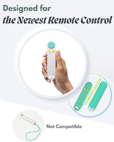 غطاء حماية لجهاز التحكم عن بعد من السيليكون لجهاز التحكم عن بعد لنظام ألعاب Nex Playground، غلاف واقٍ مضاد للانزلاق ومقاوم للصدمات، تغطية كاملة من السيليكون الناعم مع حبل قصير (متوافق مع الإصدار الجديد لجهاز التحكم عن بعد Nex Playground) in Kuwait
