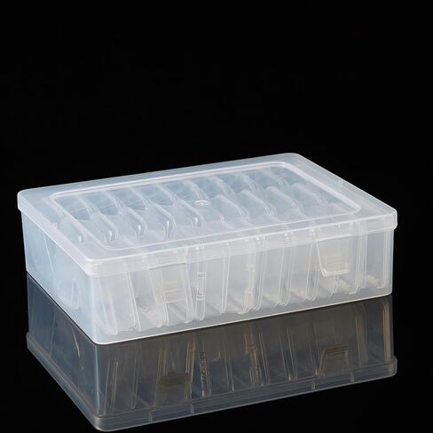 حاويات تخزين بلاستيكية شفافة، 30 عبوة من صناديق التنظيم الصغيرة مع أغطية مفصلية، وحالات حرفية مستطيلة للخرز والأجزاء الصغيرة in Kuwait