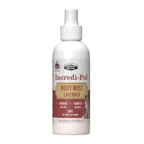 دكتور بول إنكريدي بول معطر الجسم | بخاخ مزيل الروائح الكريهة للحيوانات الأليفة ومزيل لرائحة جسم الكلب | معطر ورذاذ للكلاب | آمن للكلاب والقطط | رائحة تدوم طويلاً | 3 أوقية | بودرة اطفال in Kuwait