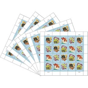 Coral Reefs Postcard Coil of 100 First Class Forever Postcard Postage Stamps Sea (100 Stamps) in Saudi Arabia