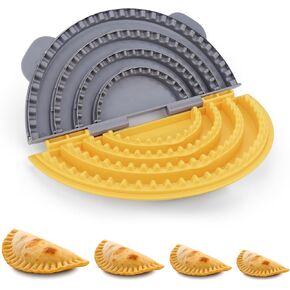 Palksky Tortilla Crimmer Sealer، صانع كويساديلا مطور مع قطاعة لتورتيلا الدقيق مقاس 4 بوصات و6 بوصات و8 بوصات و10 بوصات، ومكبس التورتيلادا لفطيرة إمبانادا بوريتوس تاكو فطائر كالزون ساندويتش، آمنة للاستخدام في غسالة الأطباق in Kuwait